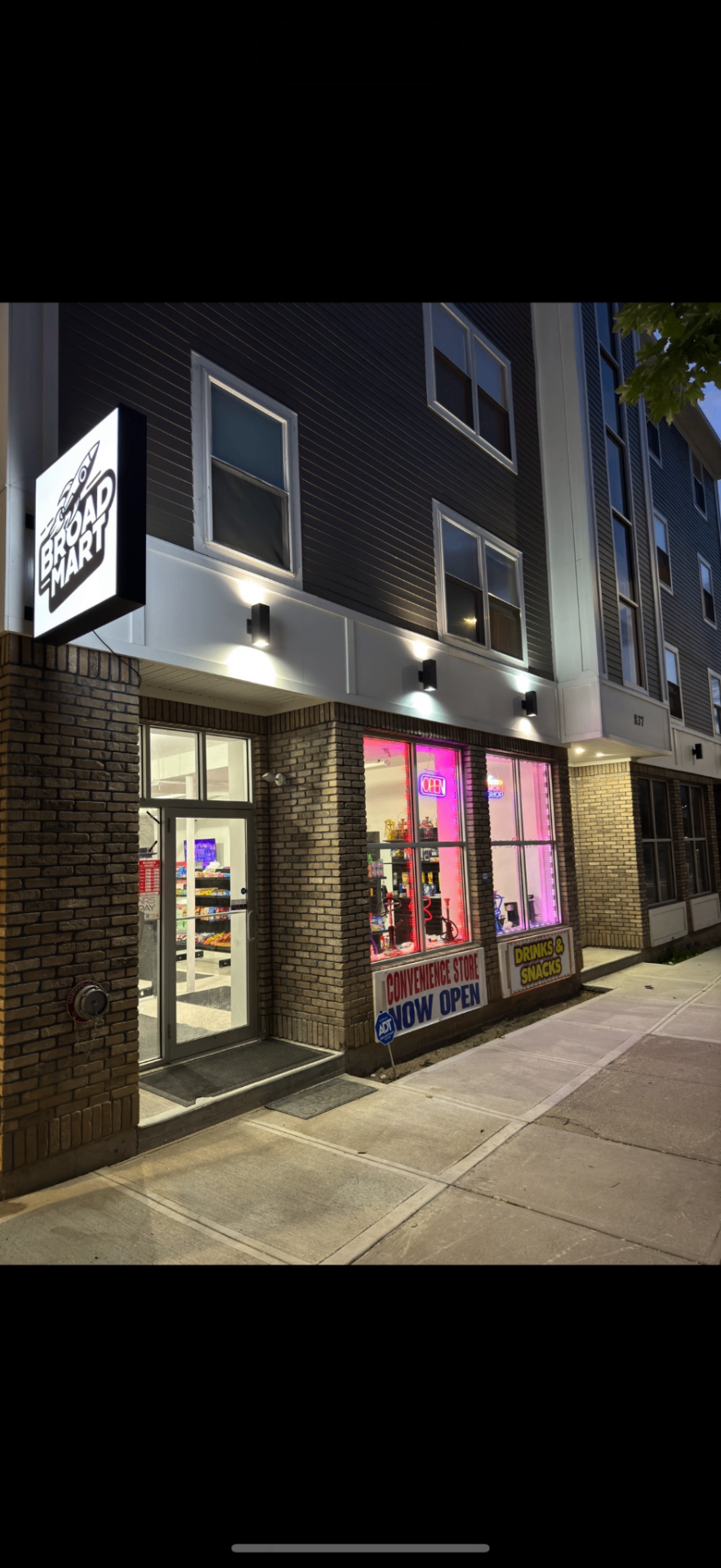 Broad Mart storefront on Broad Street, Providence